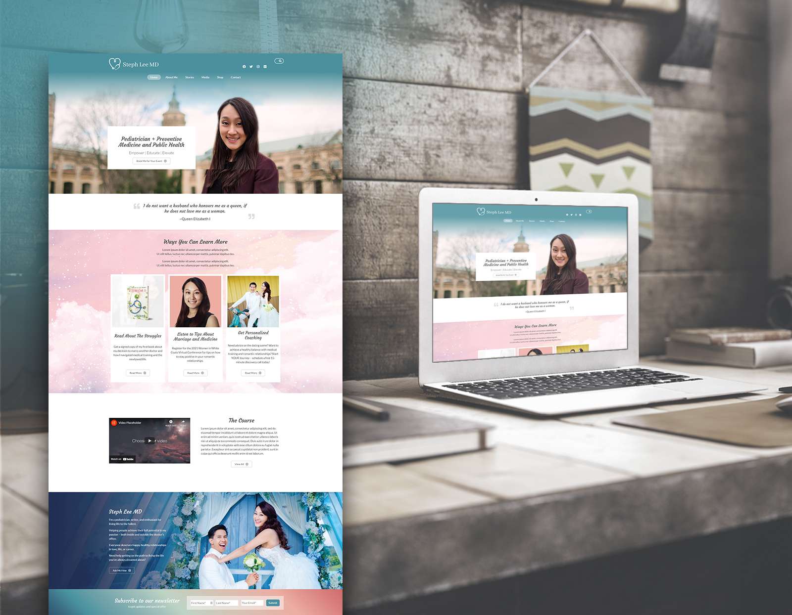 Steph Lee MD – Website Looked Better Than She Could’ve Imagined